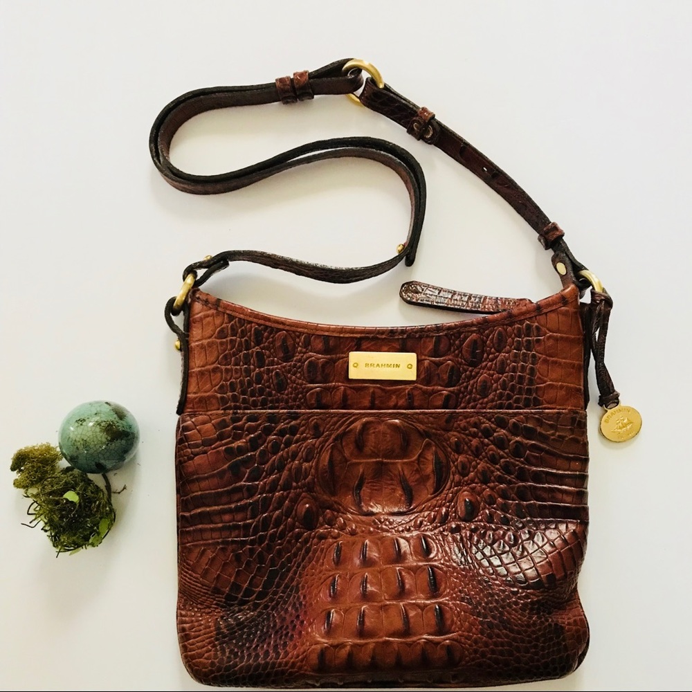 Brown Leather Melbourne Brahmin Purse